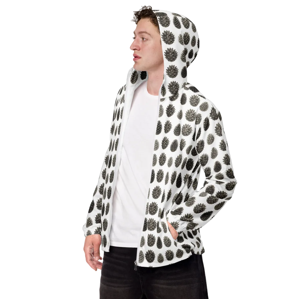 Winter Cone on Men's Windbreaker — Left Front