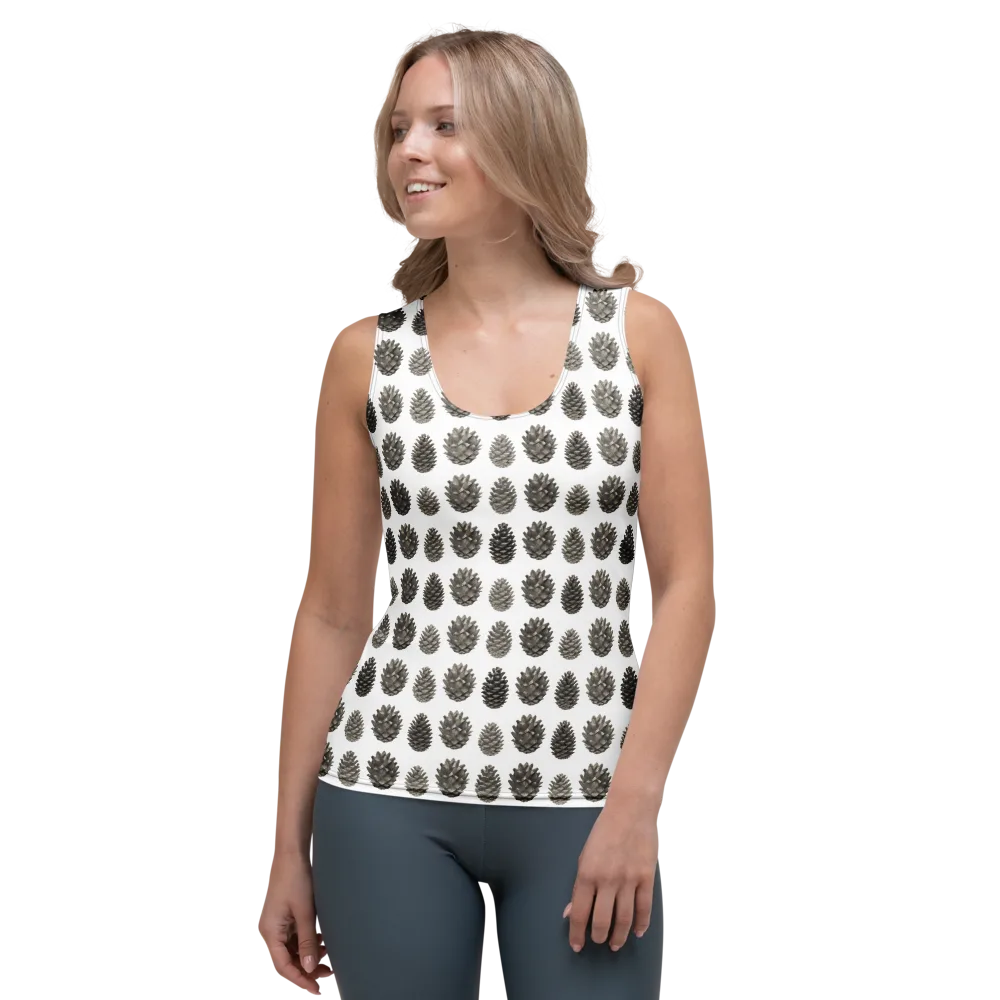 Winter Cone on Women's Tank Top — Front