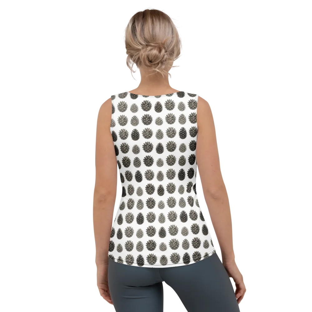 Winter Cone on Women's Tank Top — Back