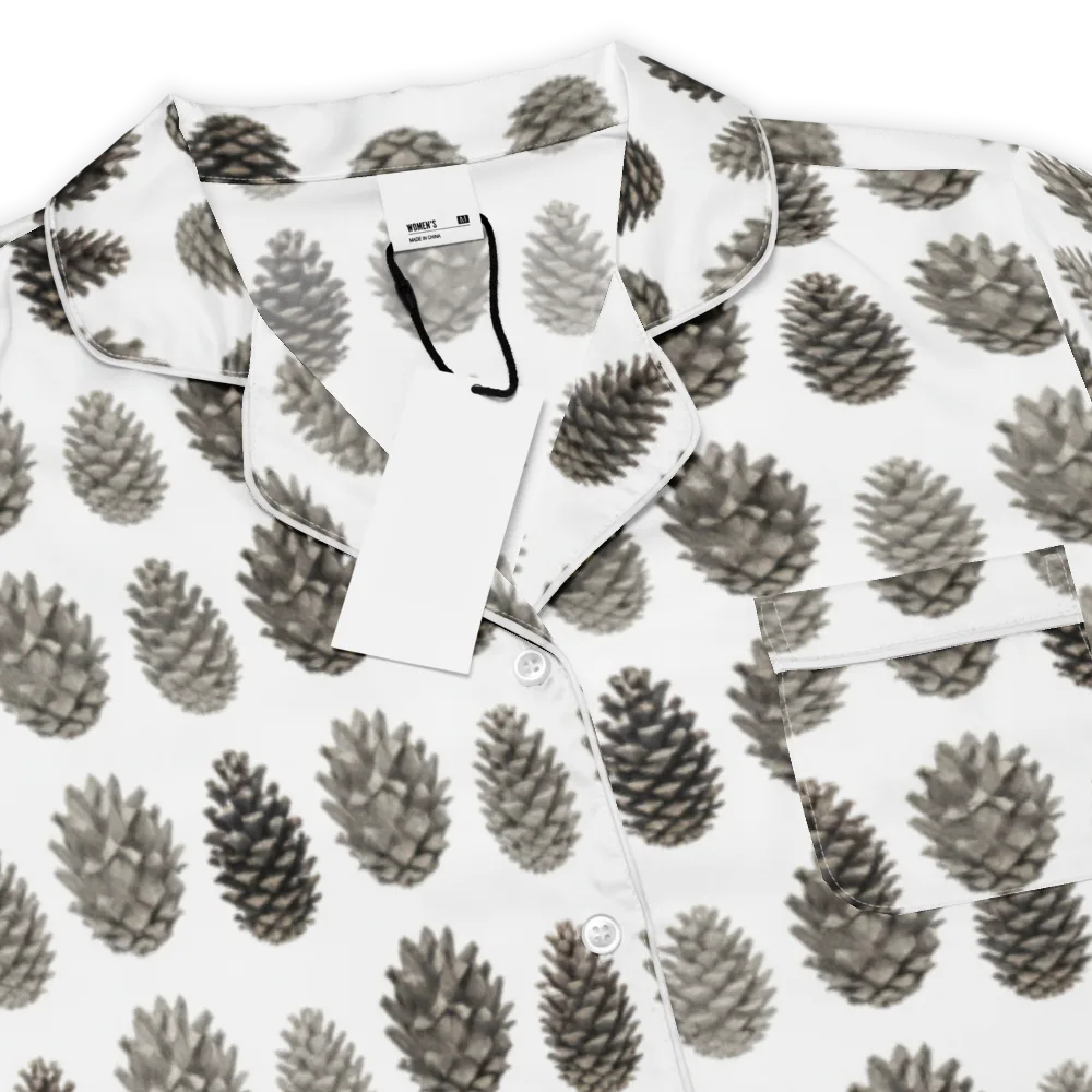Winter Cone on Women's Short Sleeve Pajama Top — Product details