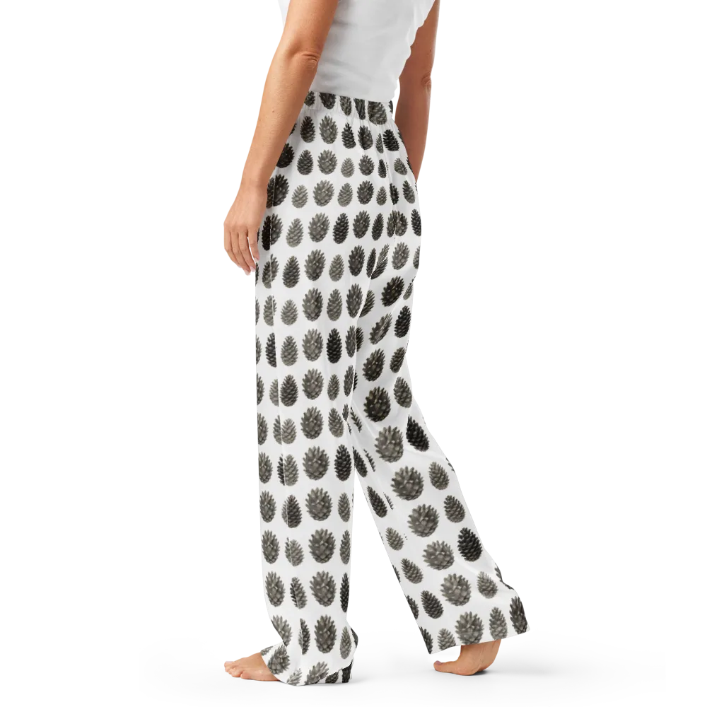 Winter Cone on Women's Pajama Pants — Left