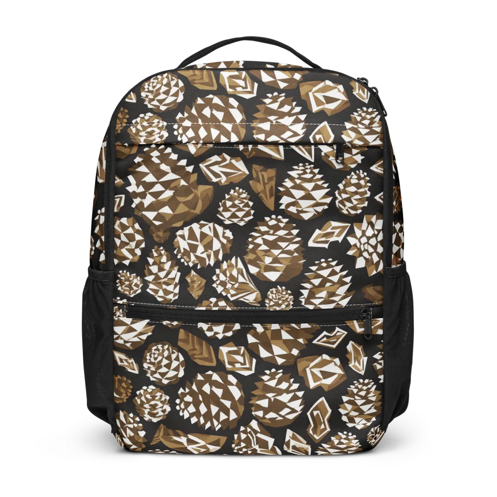 Sepia Shardgarden on Utility Backpack — Front