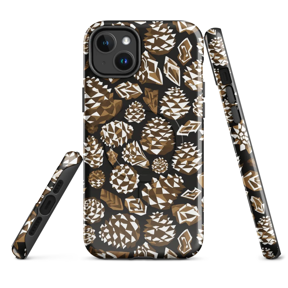 Sepia Shardgarden on MagSafe Tough Case for iPhone® — Front