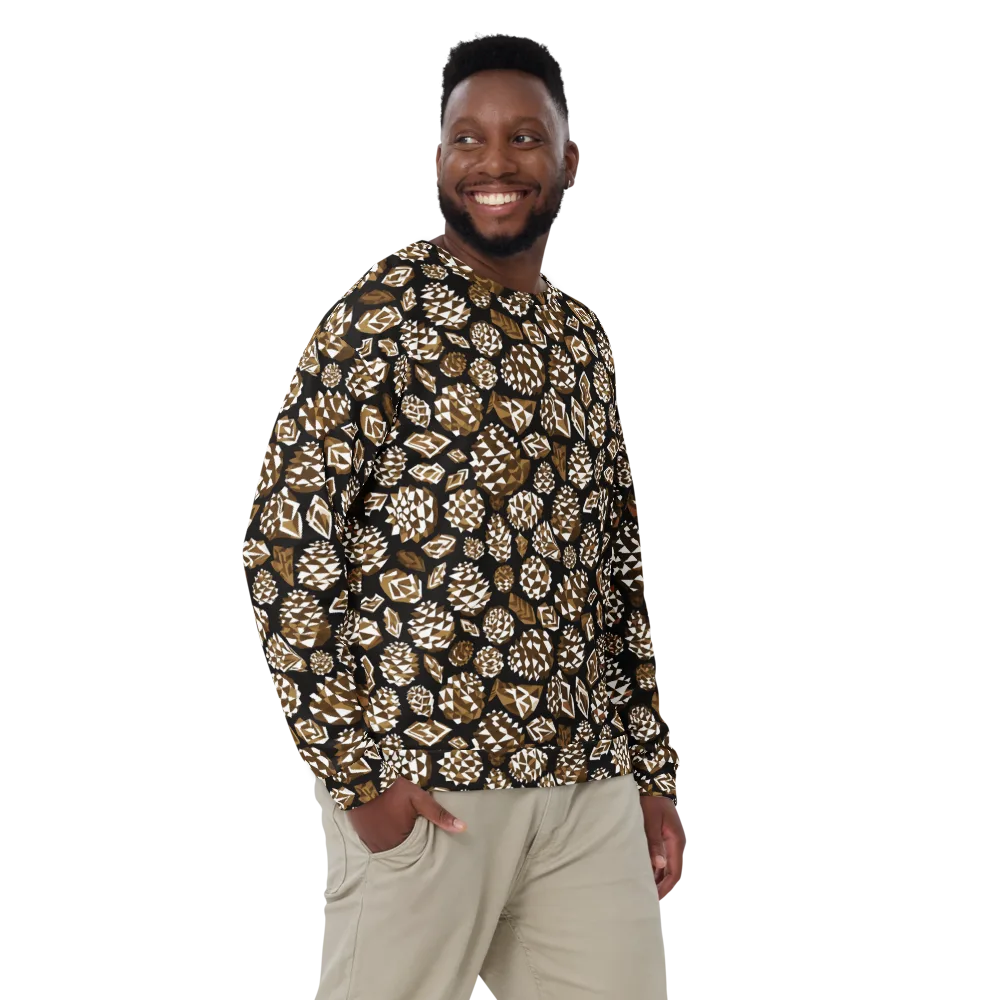 Sepia Shardgarden on Sweatshirt — Front