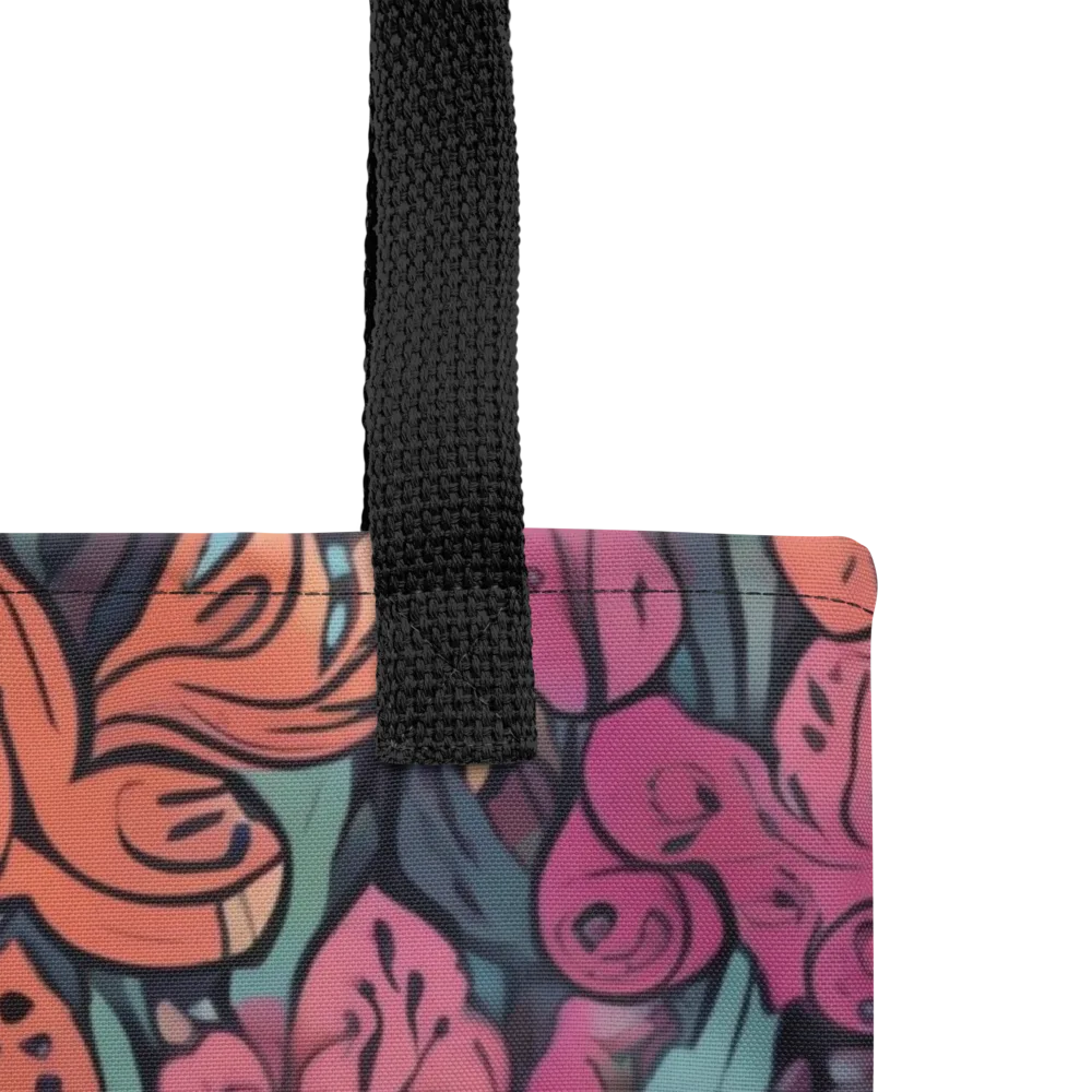 Coral Bloom on Tote Bag — Product details