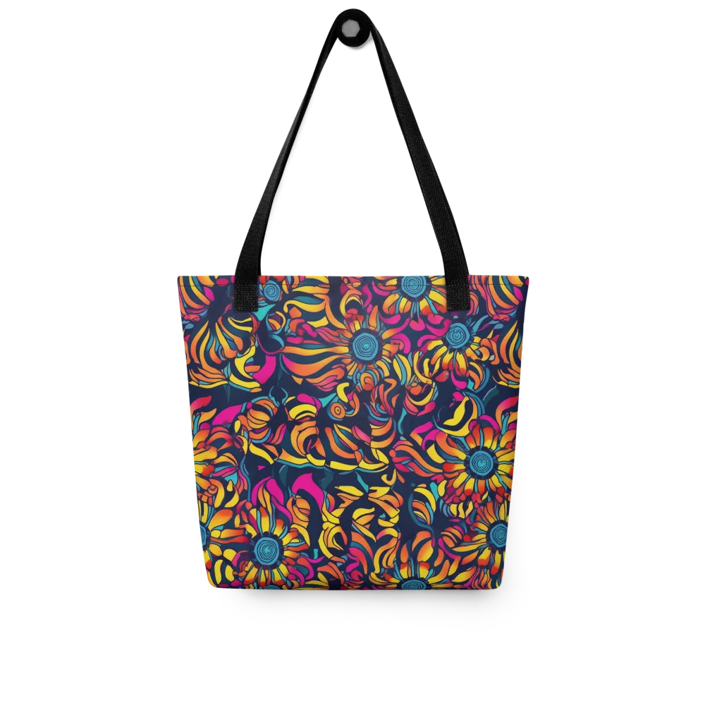 Flame Petals on Tote Bag — Front