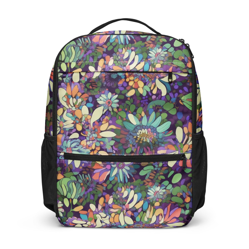 Botanical Carnival on Utility Backpack — Front