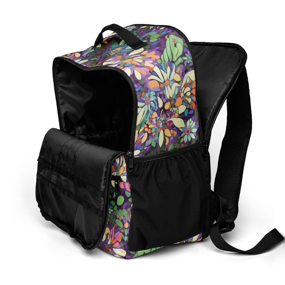 Botanical Carnival on Utility Backpack — Product details 2