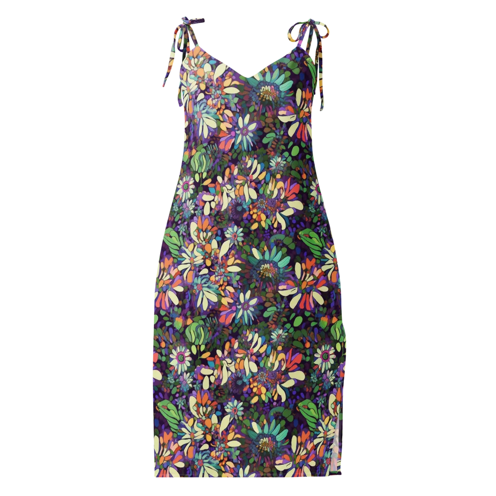 Botanical Carnival on Slip Dress — Front