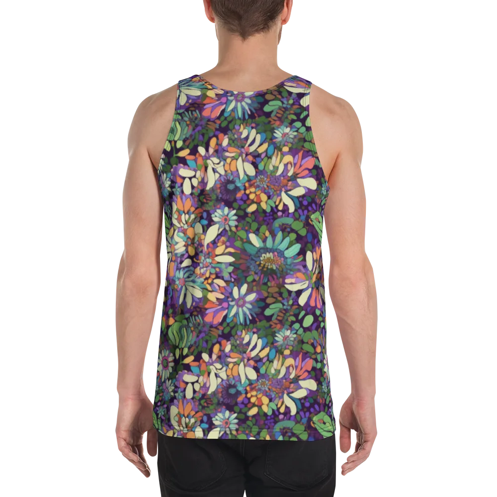 Botanical Carnival on Men's Tank Top — Back