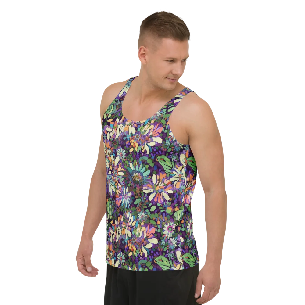 Botanical Carnival on Men's Tank Top — Left Front