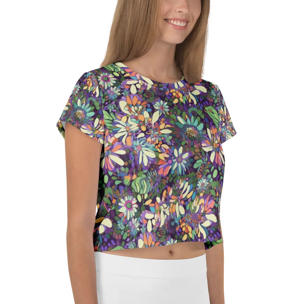 Botanical Carnival on Crop Tee — Right