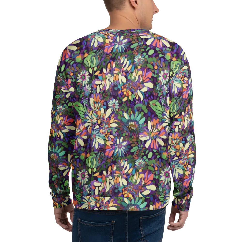 Botanical Carnival on Sweatshirt — Back