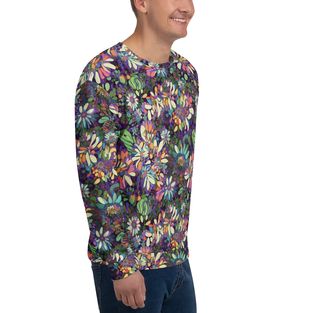 Botanical Carnival on Sweatshirt — Right Front