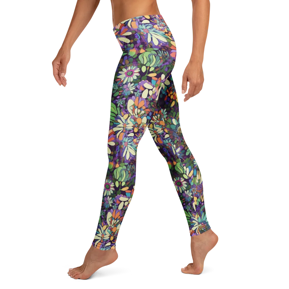 Botanical Carnival on Leggings — Left