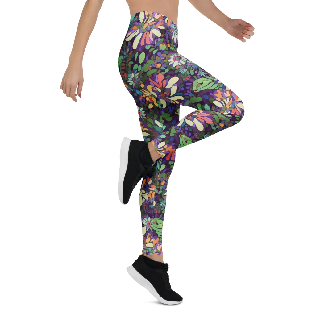 Botanical Carnival on Leggings — Right