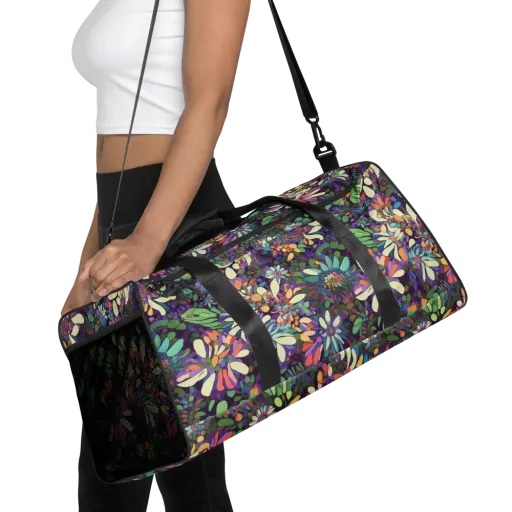 Botanical Carnival on a Duffle Bag