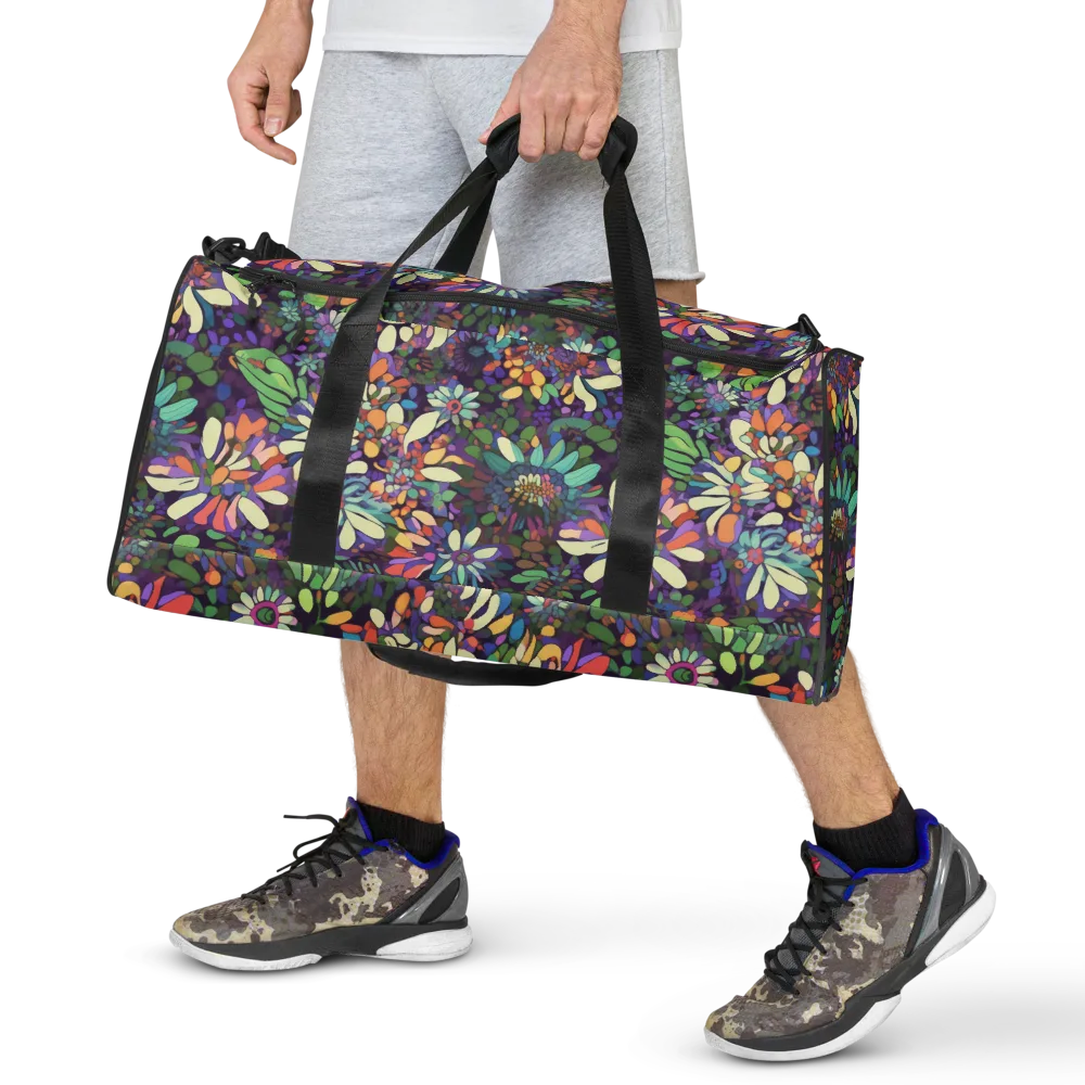 Botanical Carnival on Duffle Bag — Front