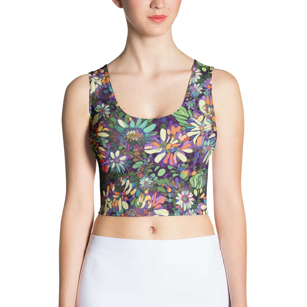 Botanical Carnival on Crop Top — Front