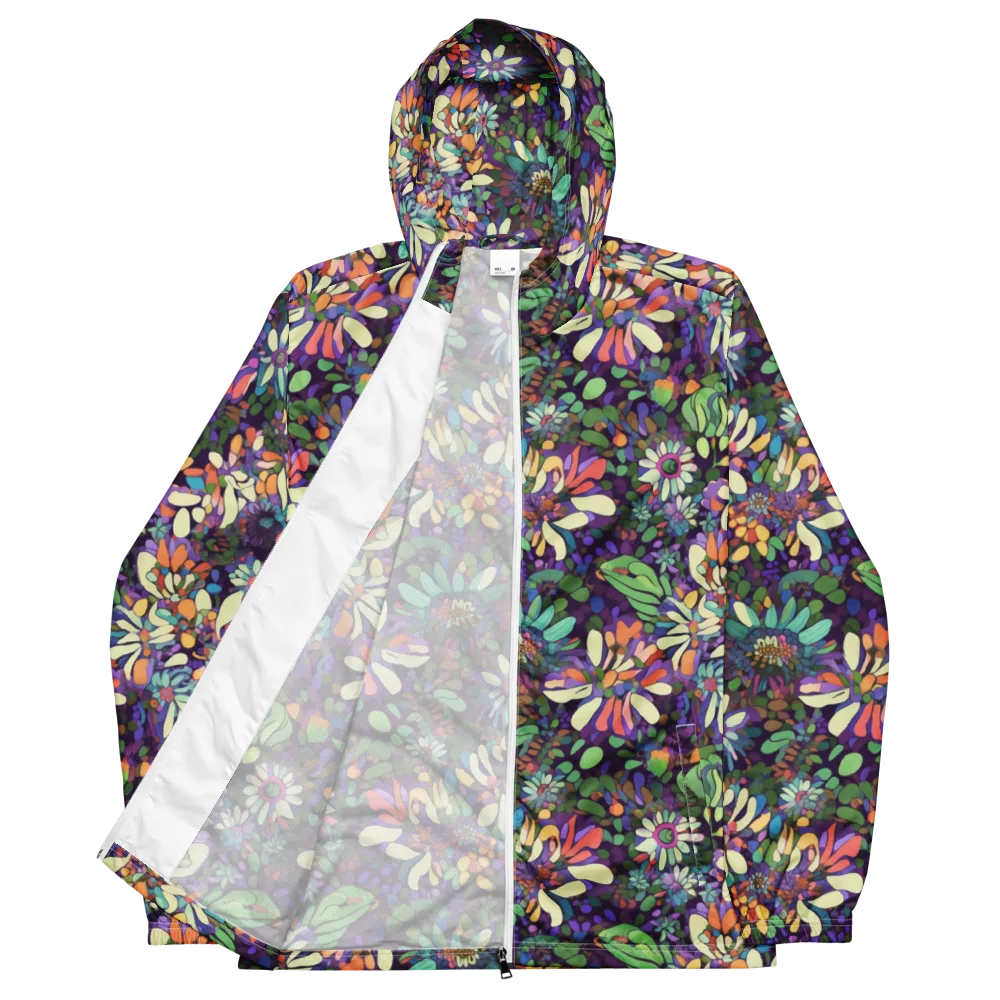 Botanical Carnival on Men's Windbreaker — Front