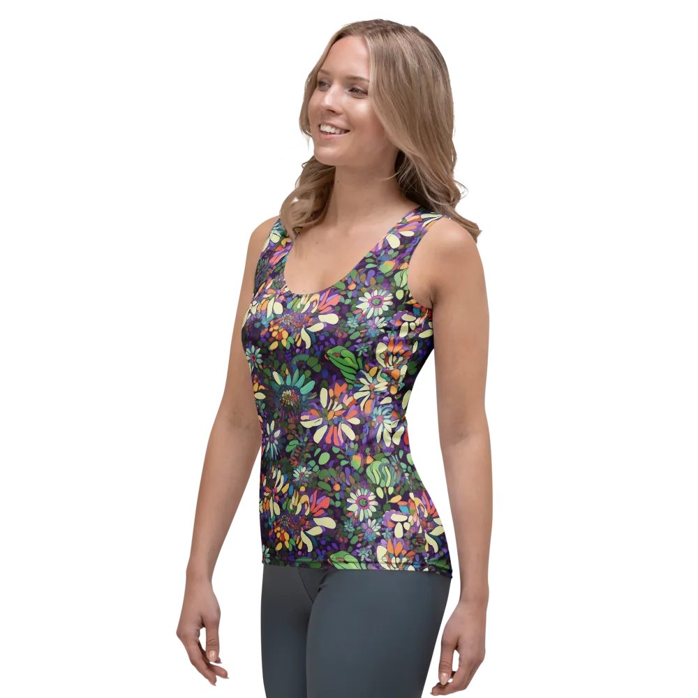 Botanical Carnival on Women's Tank Top — Left Front