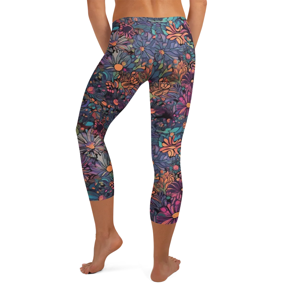 Chromatic Eden on Capri Leggings — Back