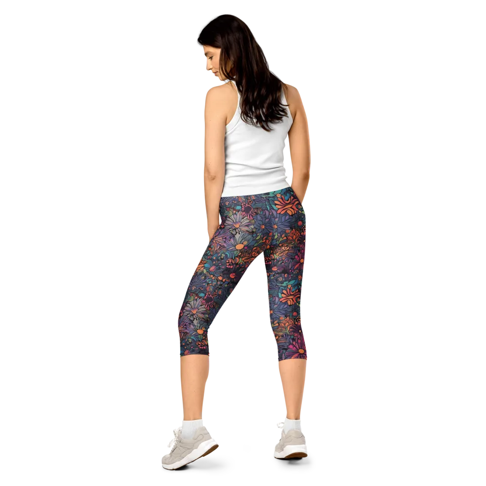 Chromatic Eden on Capri Leggings — Back