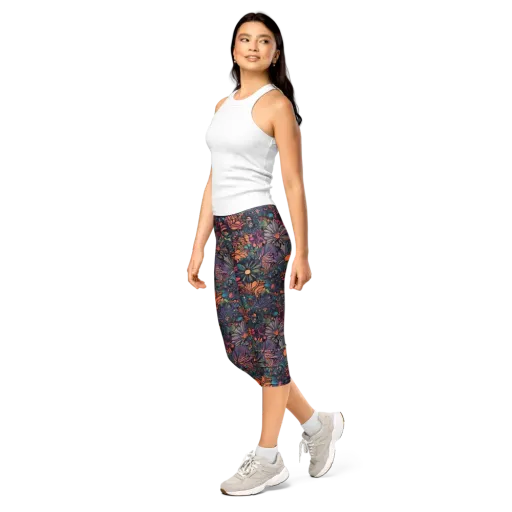 Chromatic Eden on a Capri Leggings