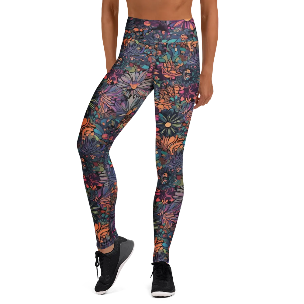 Chromatic Eden on Yoga Leggings — Front