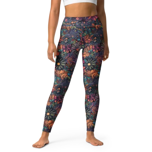 Chromatic Eden on a Yoga Leggings
