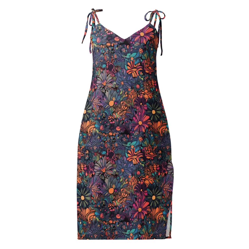 Chromatic Eden on Slip Dress — Front