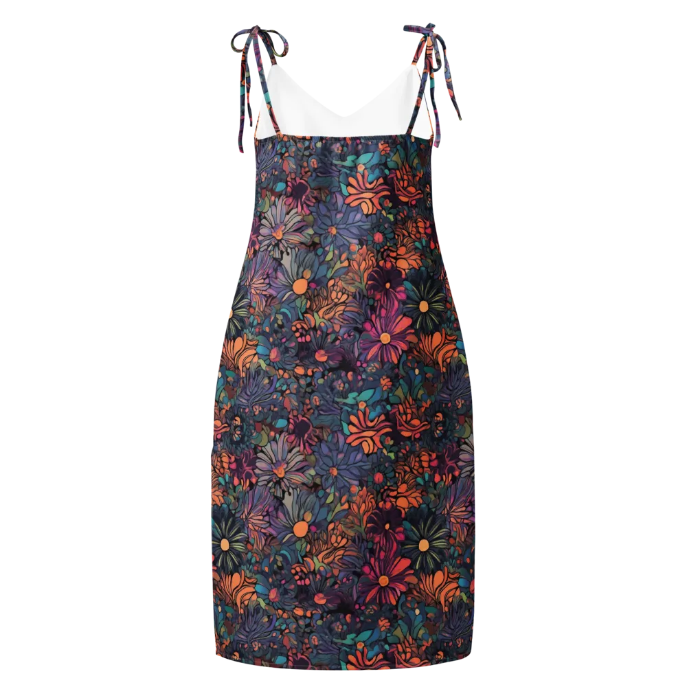 Chromatic Eden on Slip Dress — Back