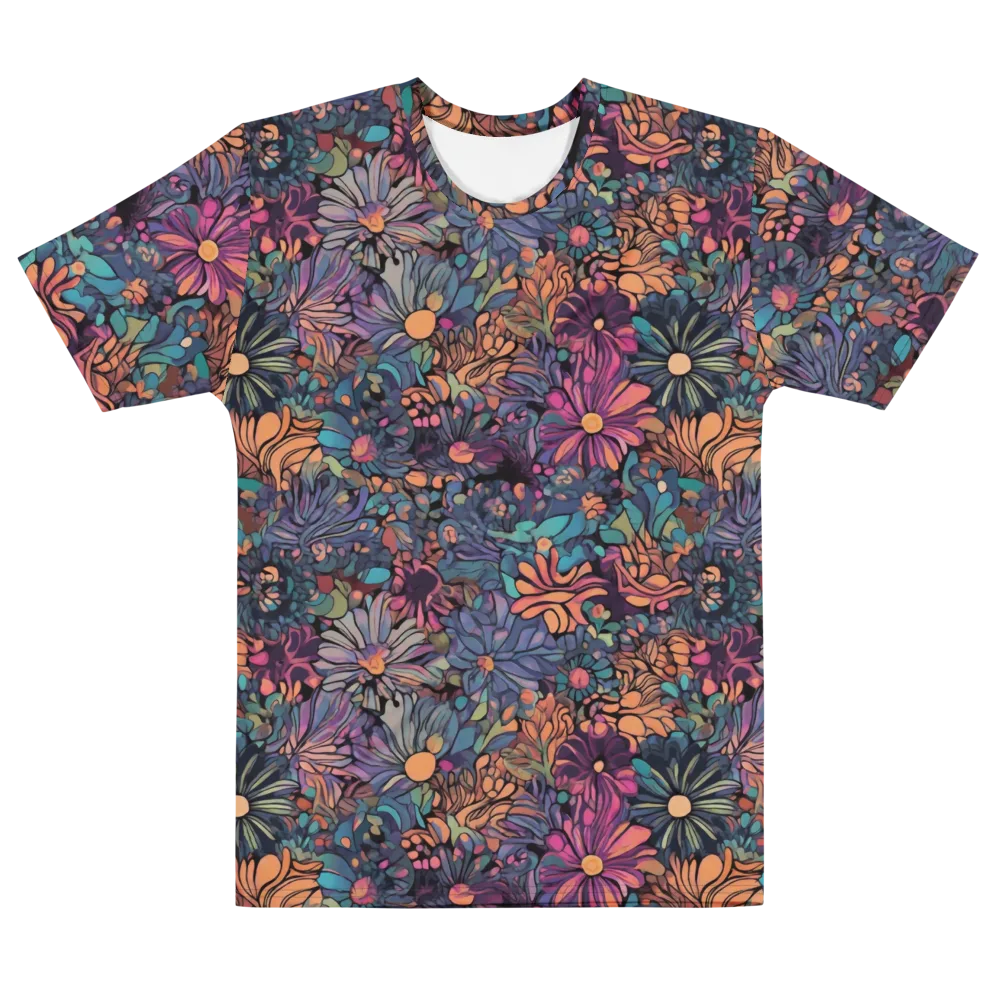 Chromatic Eden on Men's Cotton Crew Neck T-Shirt — Front