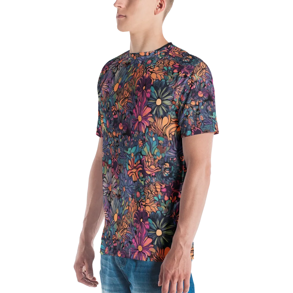 Chromatic Eden on Men's Crew Neck T-Shirt — Left