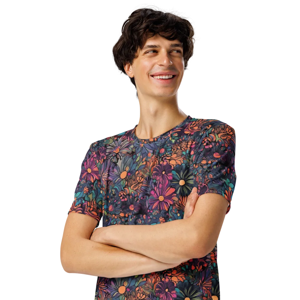 Chromatic Eden on Men's Crew Neck T-Shirt — Left Front