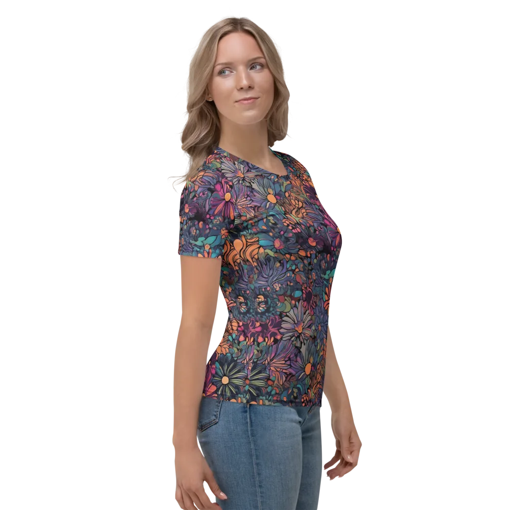 Chromatic Eden on Women's Crew Neck T-Shirt — Right