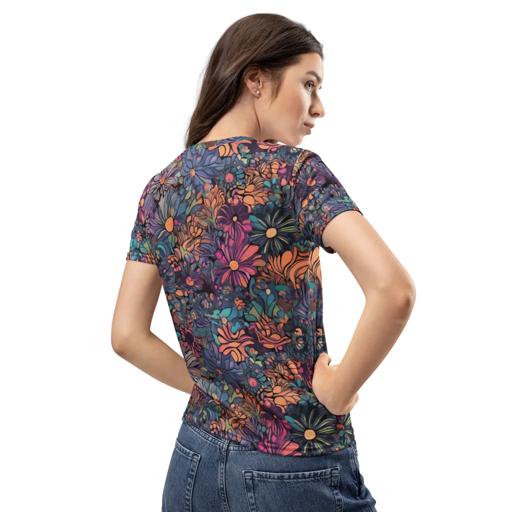 Chromatic Eden on Women's Crew Neck T-Shirt — Back