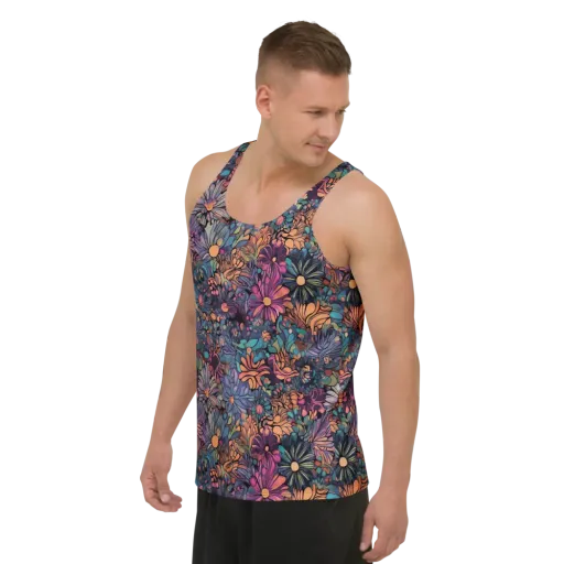 Chromatic Eden on a Men's Tank Top