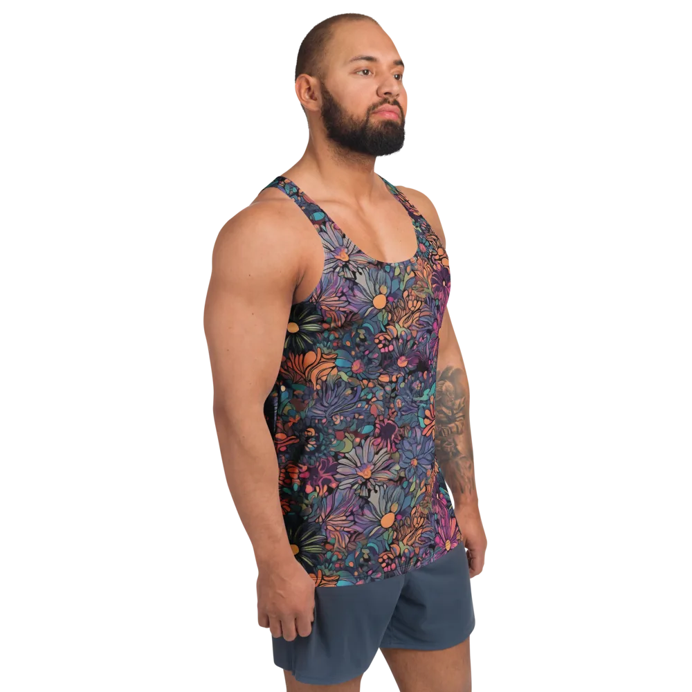 Chromatic Eden on Men's Tank Top — Right Front