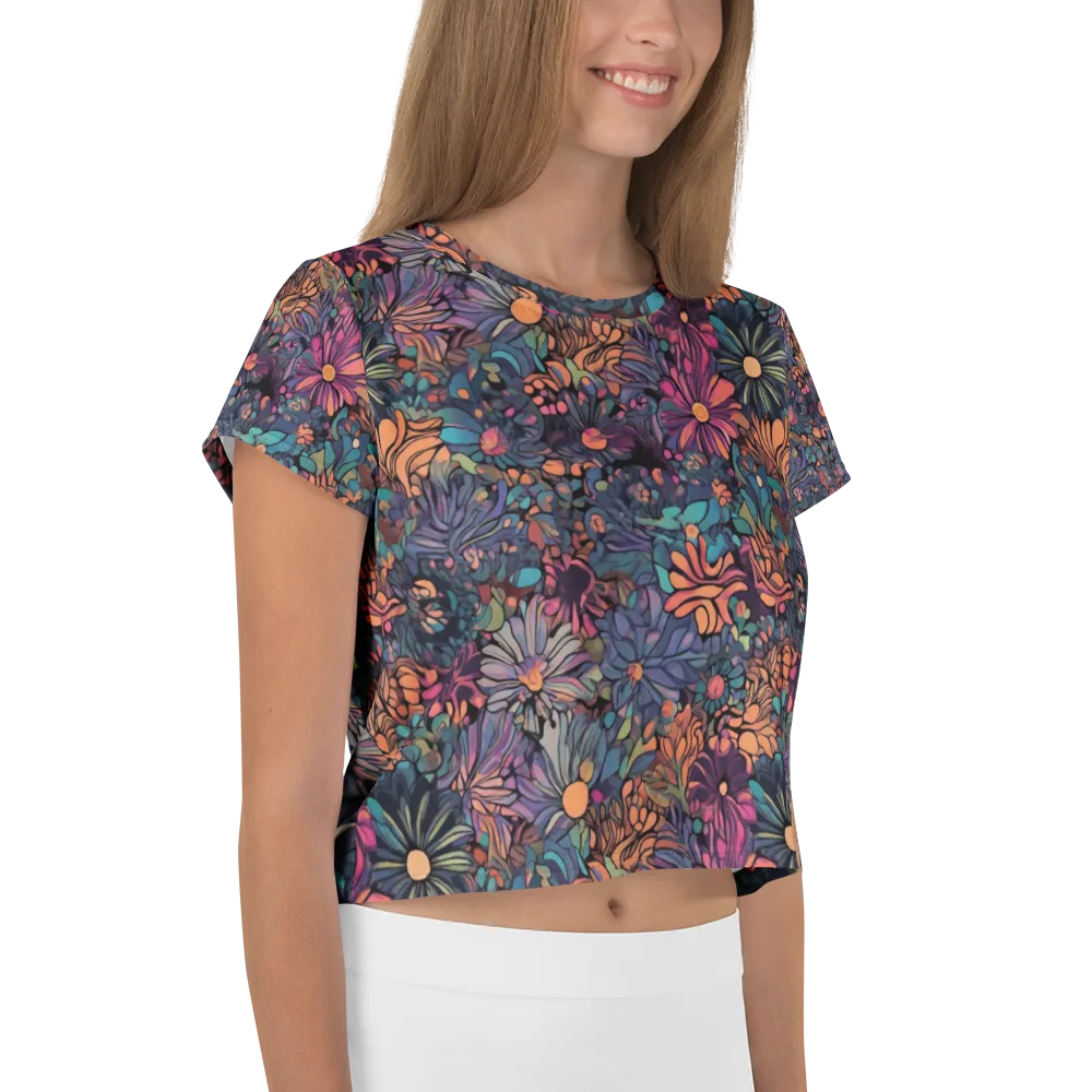Chromatic Eden on Crop Tee — Right