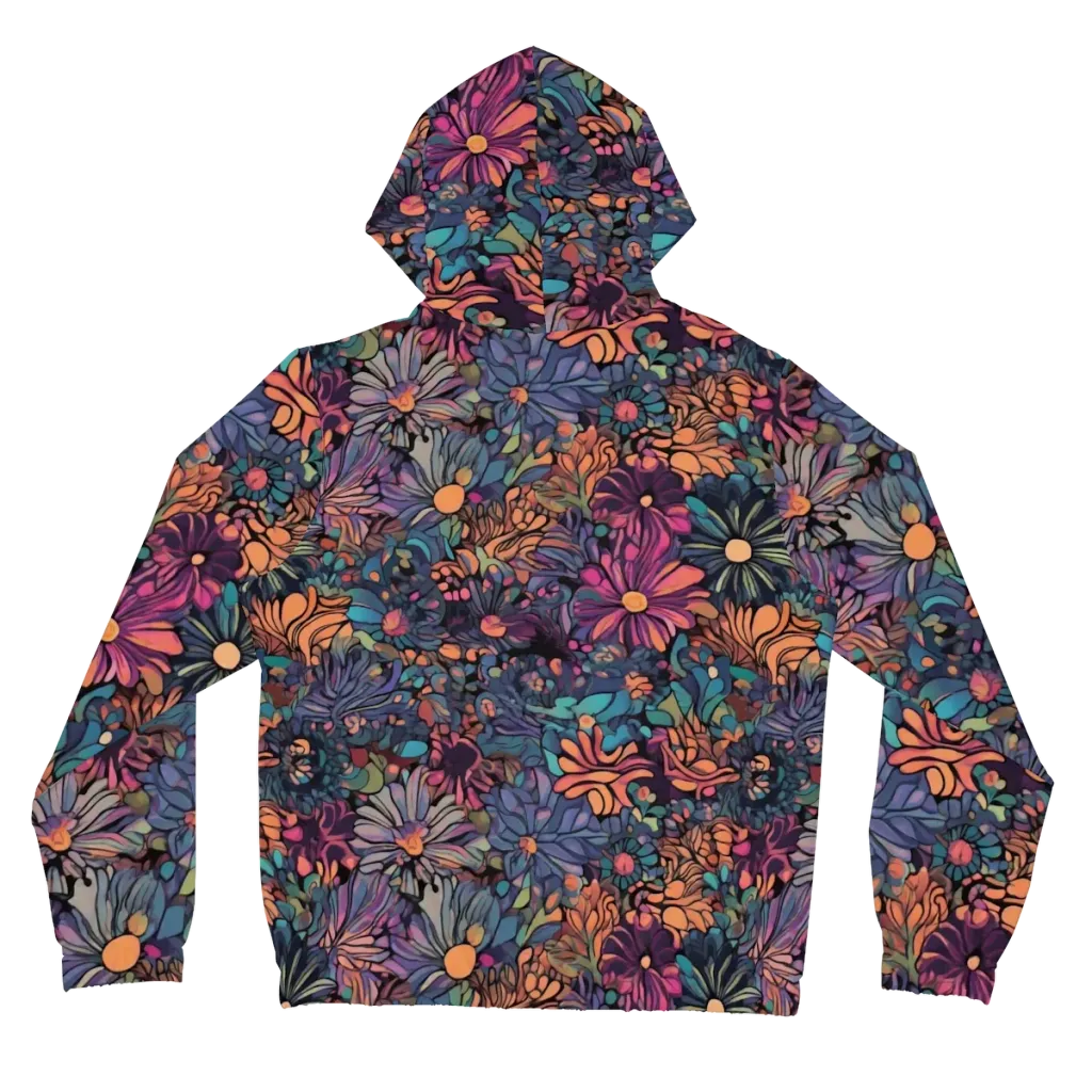 Chromatic Eden on Women's Full-Zip Hoodie — Back