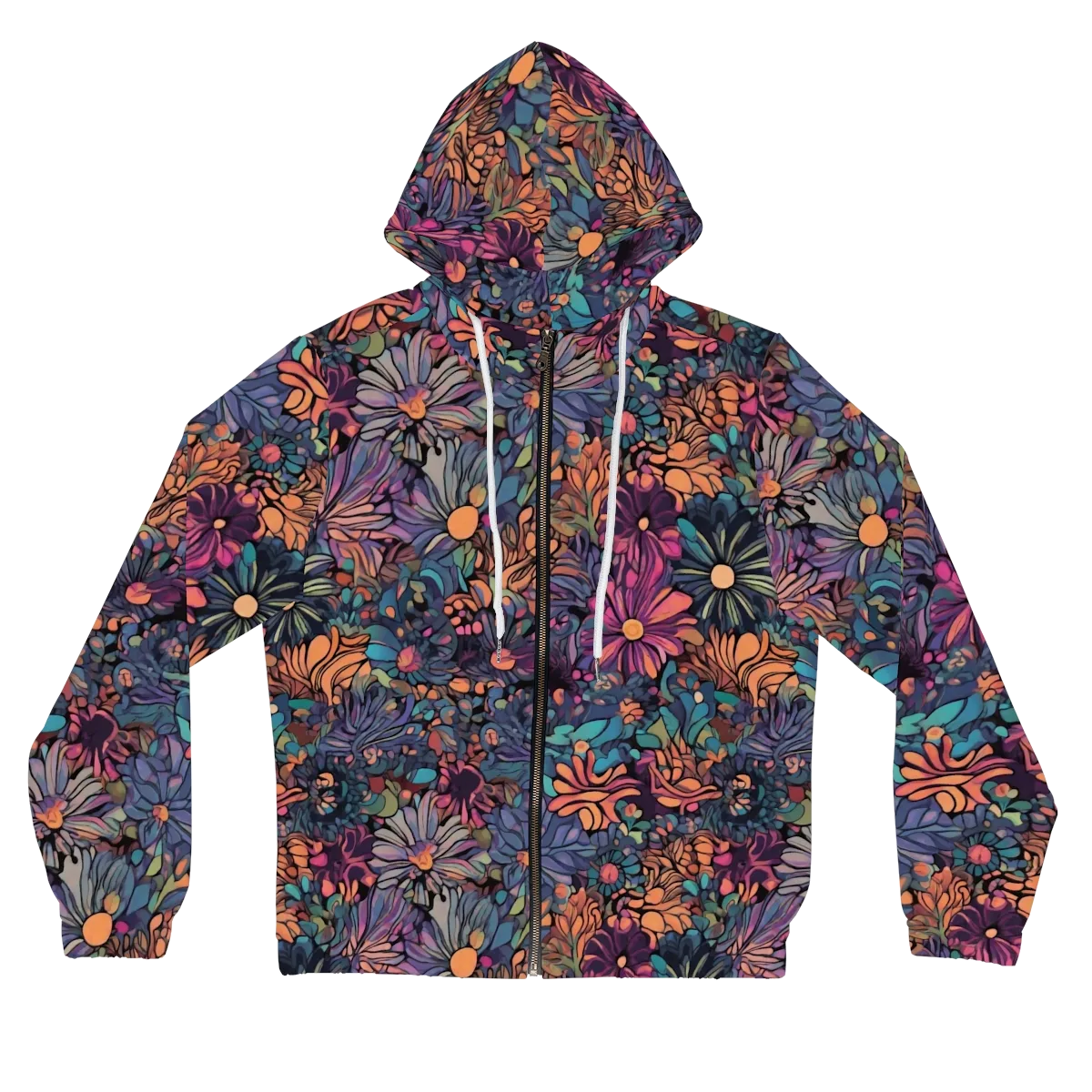 Chromatic Eden on Women's Full-Zip Hoodie — Front