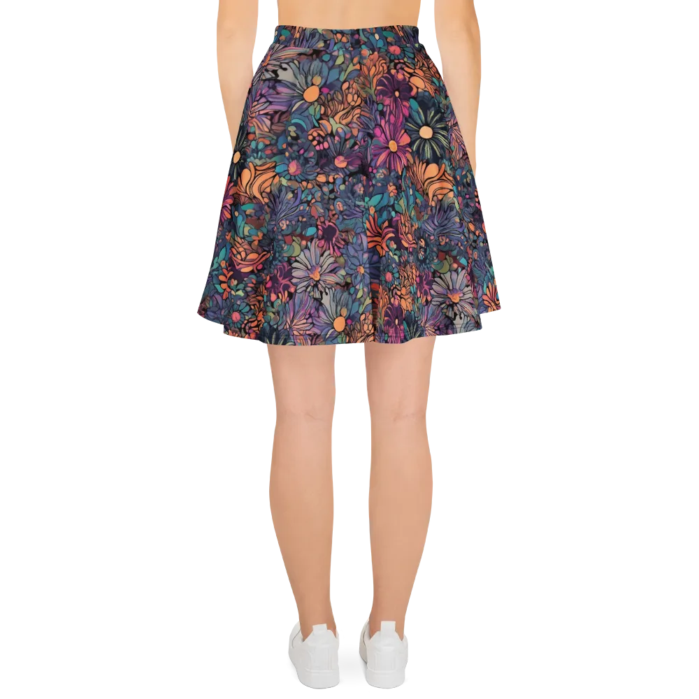 Chromatic Eden on Skater Skirt — Back
