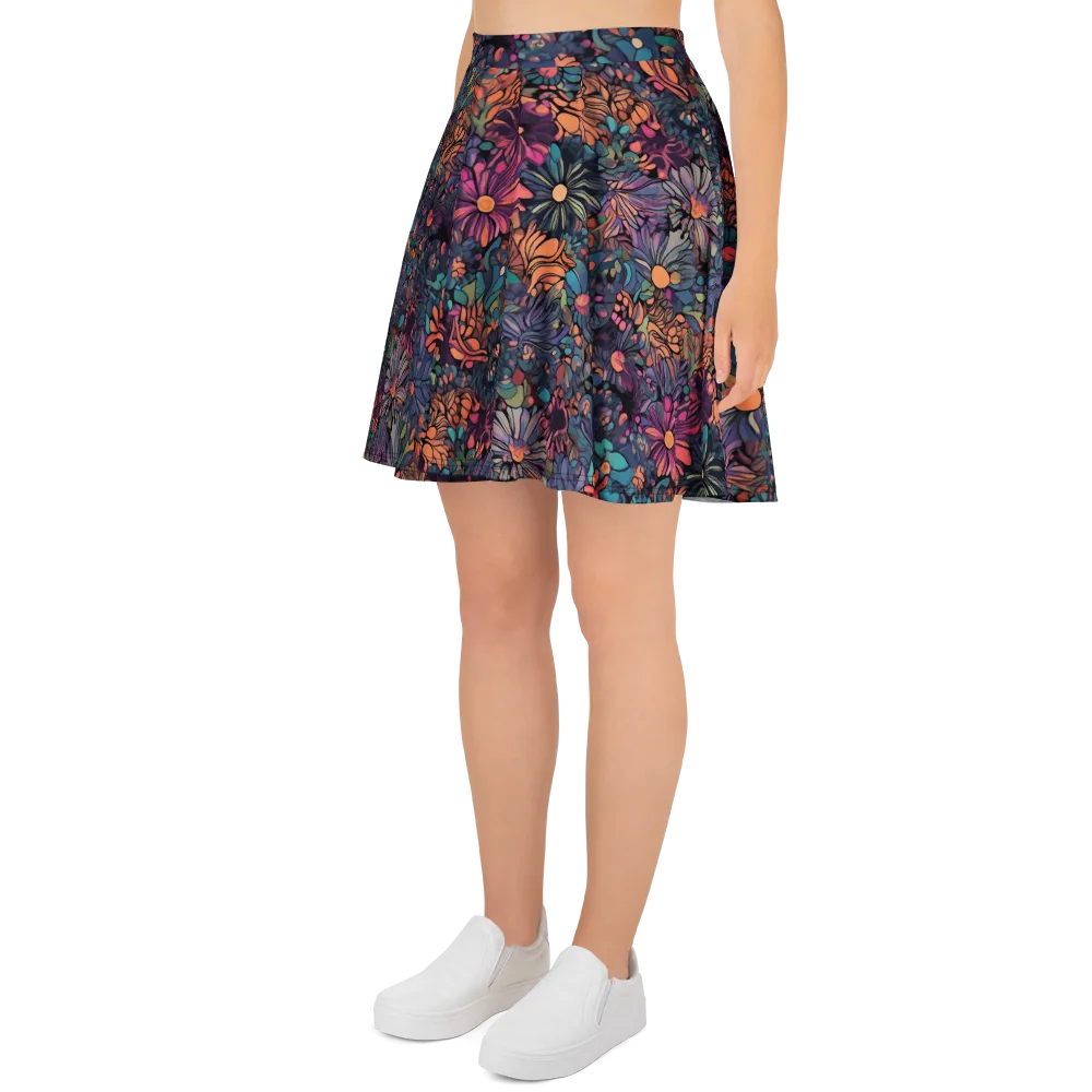 Chromatic Eden on Skater Skirt — Left