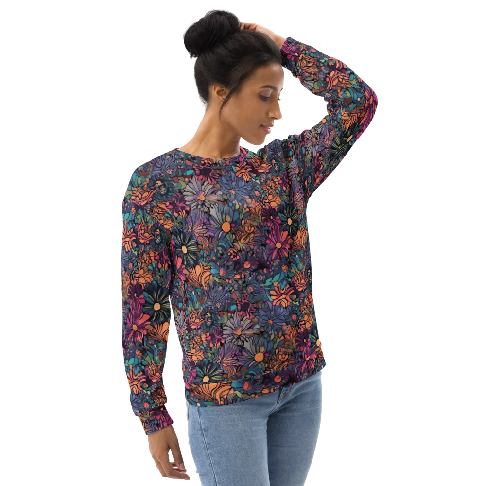 Chromatic Eden on Sweatshirt — Right Front