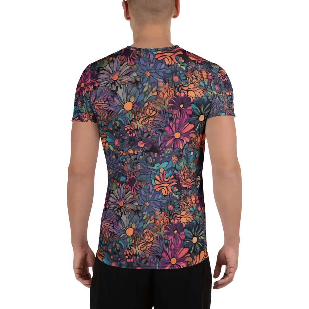 Chromatic Eden on Men's Athletic T-Shirt — Back