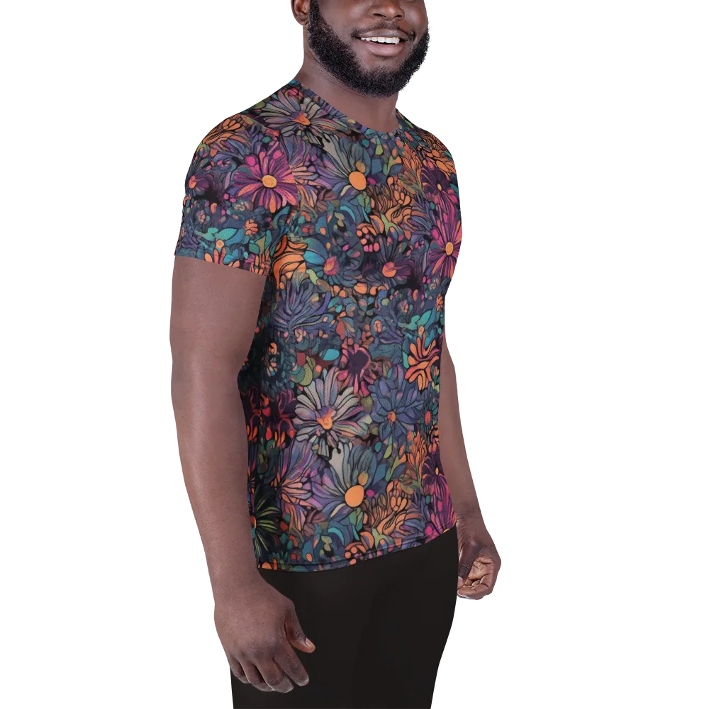 Chromatic Eden on Men's Athletic T-Shirt — Right