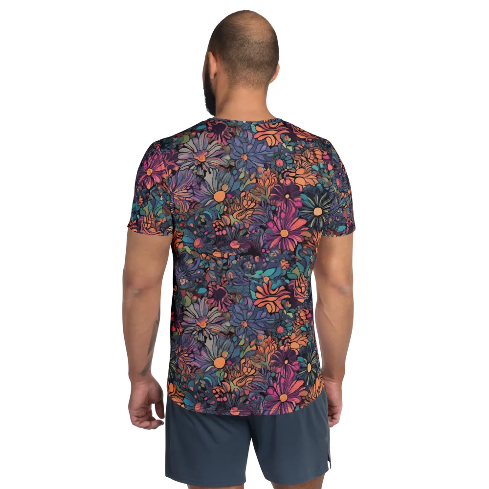 Chromatic Eden on Men's Athletic T-Shirt — Back