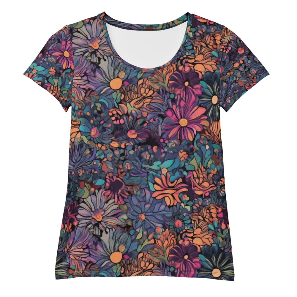 Chromatic Eden on Women's Athletic T-Shirt — Front