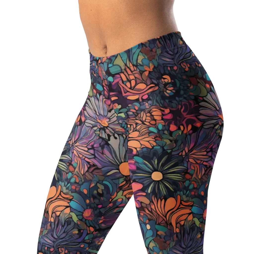 Chromatic Eden on Leggings — Left Front